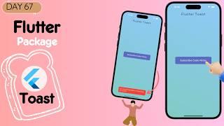 How to Show Toast Messages in Flutter | Flutter Toast Tutorial (Android & iOS)