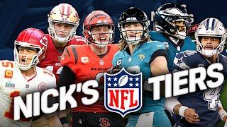 Jets' Rodgers & Adams too low? Ravens top contender in Nick's Tiers | NFL | FIRST THINGS FIRST