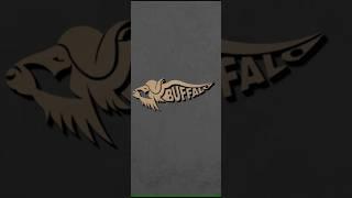 Buffalo logo design tutorial using Adobe illustrator #art #shorts