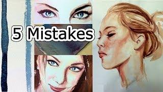 Watercolor Tips to Improve Paintings - 5 Beginner Mistakes