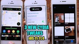 *New* BEST 3 Cydia Tweaks iOS 11-11.4 Jailbreak Tweaks