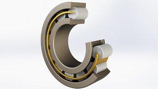 Solidworks: cylindrical roller bearing