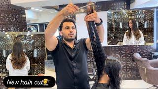 Fastest technique  for long layer hair cut / ￼￼haircut for volume/ new hair cut