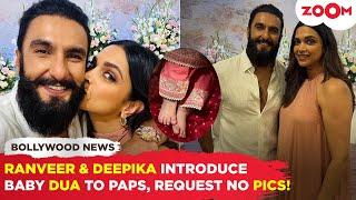 Deepika Padukone & Ranveer Singh REVEAL baby Dua’s face to paparazzi; makes a special request