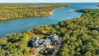 Newly-Built Martha's Vineyard Home on Edgartown Great Pond For Sale