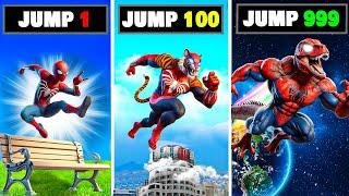 Spiderman Upgrades into a different Animal with Every Jump