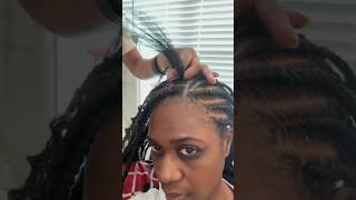 How I prep my natural hair before getting braids #braids #naturalhair