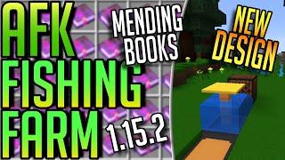 Minecraft 1.15.2 AFK Fish Farm Tutorial (New Design)