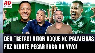 "VOCÊ TÁ LOUCO??? O Vitor Roque é UMA CONTRATAÇÃO SENSACIONAL do Palmeiras! Cara, ele..." TRETA!