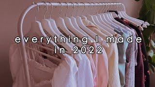 Coat, blazer dress, wetsuit etc. Everything I made in 2022 + Patterns