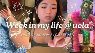 SCARY ER Visit + midterms + galentines | pre med study vlog & week 6-7 @ ucla