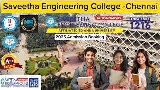 Saveetha University Chennai  Top Engineering College #2025 Admission Booking ️ 6374269150