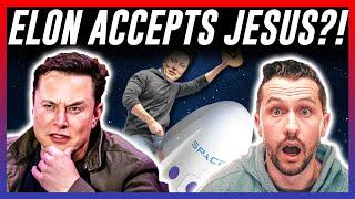 Elon Musk Accepts Jesus, @TheBabylonBee Leads Elon To Christ, Ruslan Reacts