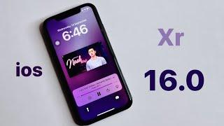 iPhone XR - ios 16 New Update 