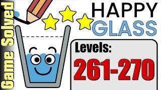 Happy Glass | All Levels 261-270 (Solution 3 Stars )