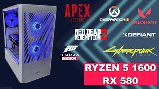 GAMING on my $110 BUNDLE ! [ RYZEN 5 1600 & RX 580 8GB in 2024 ]