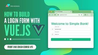 [Frontend #3] Build a login form with VueJS, PrimeVue and PrimeFlex