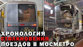 ПОЛНАЯ ХРОНОЛОГИЯ СТОЛКНОВЕНИЯ ПОЕЗДОВ МЕТРО В МОСКВЕ. Авария Яузы на "Печатниках". История Яузы #4