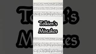 Tolkien’s MISTAKES In The Lord Of The Rings