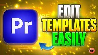 How To EDIT TEMPLATE In PREMIERE PRO 2024