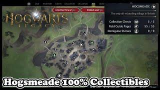 Hogwarts Legacy HOGSMEADE ALL COLLECTIBLES (100% Collectible Guide)