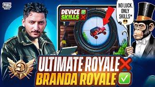 Stream Snipers Yab In Ultimate Royale | Survival Skills 99.9% | Pubg Mobile | How Brand