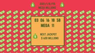 Mega Millions Winning Numbers 01/08/2021 $ Lucky 7 $ Songs