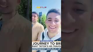 Laughing Migrant TikToks His Travels To ‘Luxury’ UK Hotel