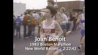 1983 Boston Marathon - Joan Benoit of the USA sets World Record