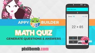 AppyBuilder: [Part 2] Math Whiz Quiz