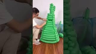 Oddly Satisfied Amazing Beautiful  dress Making #shorts #balloondress #balloon  #asmrballoon