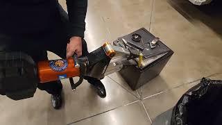 Opening a Safe With the Jaws of Life