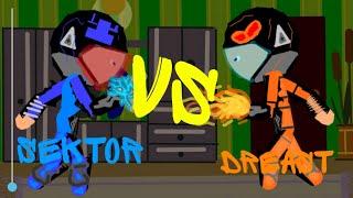 Sektor VS Dreast / animating touch 2