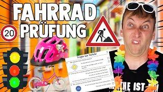 Sandras Vorbereitung auf die Fahrradprüfung