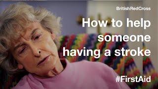 Helping someone who is having a stroke #FirstAid #PowerOfKindness