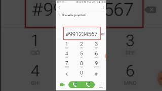 Nomalum Nomer bilan telefon qilish!