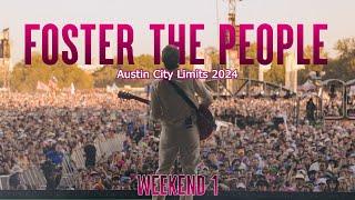 Foster The People Live At Austin City Limits 2024 (Weekend 1)