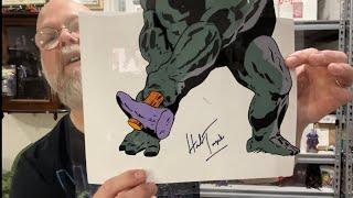 What's in the box? (Part 2) A RARE Herb Trimpe animation cel! #herbtrimpe