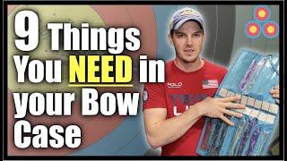 9 Things You NEED in your Bow Case | Be prepared for Outdoor Archery Season 2020