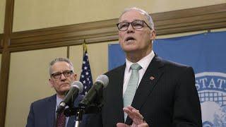 WA Gov. Jay Inslee gives update on coronavirus response | NBC News (Live Stream Recording)