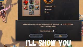 I've lost in the duel-4 million silver / Albion Online