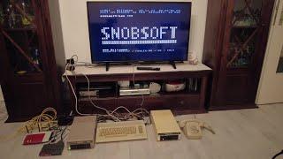 C64 1980s Dial-up Online Mailbox Session. BBS + Modem like 40 Years Ago with 300 Baud uncut.