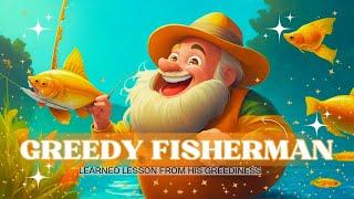 GREEDY FISHERMAN | ENGLISH STORY | BEDTIME STORY | I TELL TALES