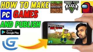 How to make games for pc and Publish on Play Store || how to make pc games || FT. @TechnoGamerzOfficial