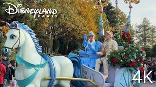 [4K] Christmas with Disney Princesses - Disneyland Paris 2024