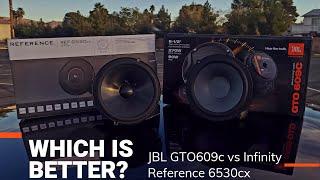 JBL GTO609C vs Infinity Reference 6530CX Speaker Test