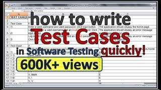 How To Write Test Cases In Manual Testing With Example - Test Cases For Login Page | Test cases-fast