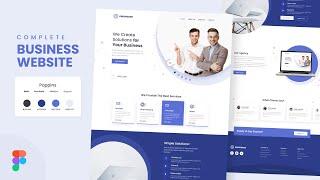 Complete Business Website Design Figma | GDMentor