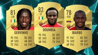 Gervinho vs Doumbia vs Ibarbo FIFA evolution