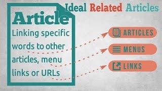 Word Linking  - Ideal Related Articles for Joomla